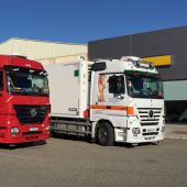 Imagen de los camiones de la empresa