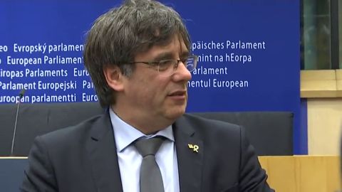 Puigdemont quiere estar en la constituci&oacute;n del Parlamento europeo 