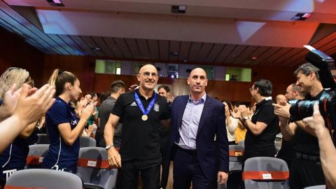 Luis de la Fuente, seleccionador sub-21. 