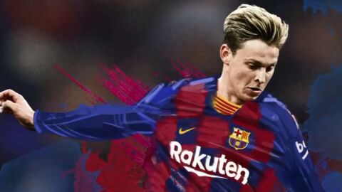 Frenkie De Jong, con la camiseta del Barcelona