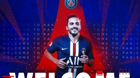 El PSG da la bienvenida a Pablo Sarabia