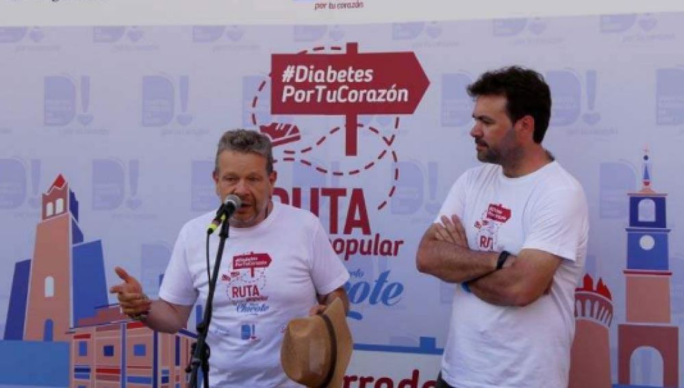 Alberto Chicote conciencia sobre la importancia de practicar ejercicio físico para controlar la diabetes