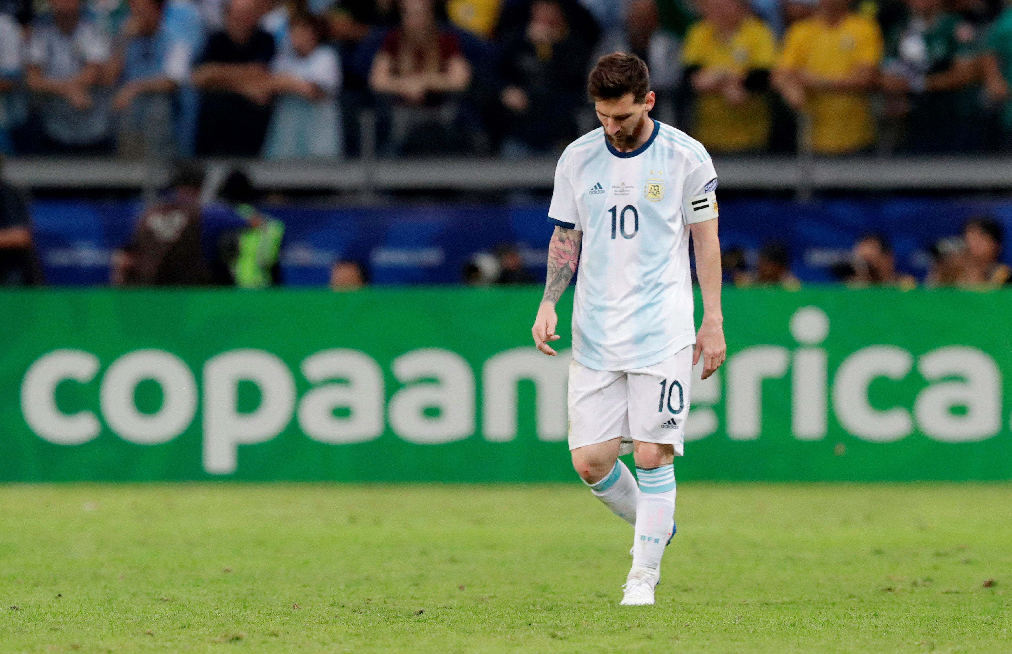 Messi suma una nueva decepción con Argentina: novena eliminación entre Mundiales y Copas América Messi suma una nueva decepción con Argentina: novena eliminación entre Mundiales y Copas América