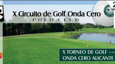 Cartel del X Torneo de Golf Onda Cero Alicante-poloclub.com. Cartel del X Torneo de Golf Onda Cero Alicante-poloclub.com.