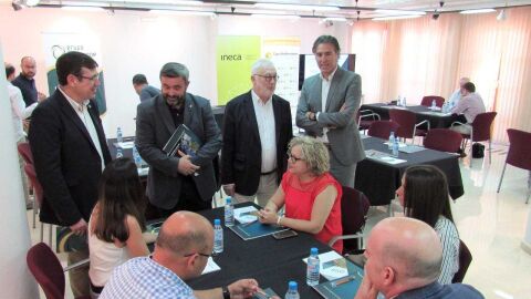 El alcalde de Crevillente, Jos&eacute; MAnuel Penalva, durante la presentaci&oacute;n del proyecto