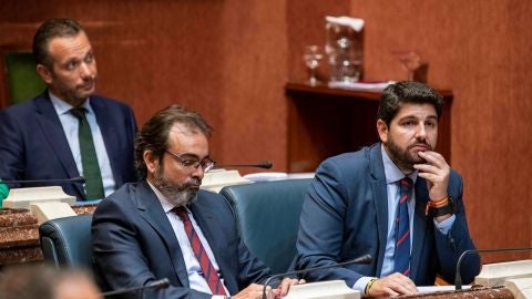 El candidato a la presidencia de la Comunidad de Murcia Fernando L&oacute;pez Miras