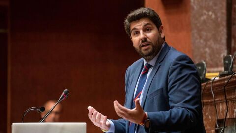 El candidato a la presidencia de la Comunidad de Murcia, Fernando L&oacute;pez Miras