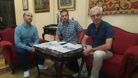 Gonzalo Pérez Jácome, Rafael Castro Armesto e Alberto De Paula. Gonzalo Pérez Jácome, Rafael Castro Armesto e Alberto De Paula.