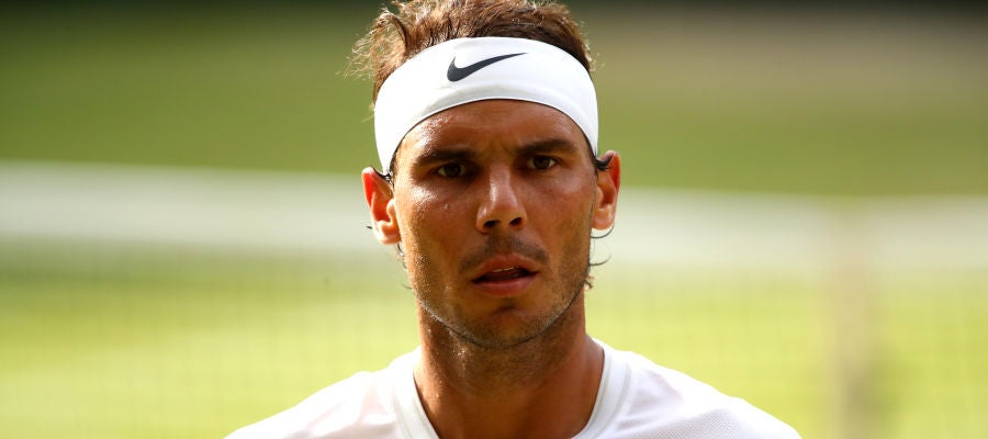 Rafa Nadal, durante el partido contra Kyrgios Rafa Nadal, durante el partido contra Kyrgios