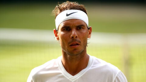 Rafa Nadal, durante el partido contra Kyrgios