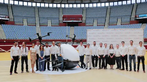 El primer aerotaxi de Tecnalia El primer aerotaxi de Tecnalia