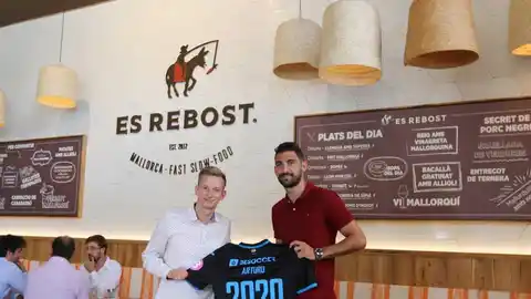 Arturo Rodríguez y Patrick Mesow Atlético Baleares