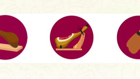 El emoji del jam&oacute;n