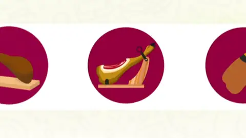 El emoji del jamón El emoji del jamón