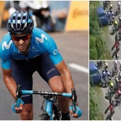 La polémica caída de Mikel Landa en el Tour de Francia