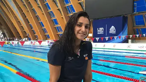 Alba Herrero durante una de las convocatorias del combinado nacional. Alba Herrero durante una de las convocatorias del combinado nacional.