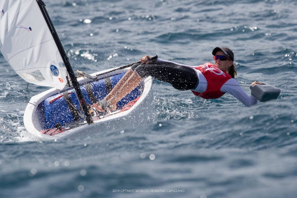 La mallorquina, María Perelló, tricampeona del mundo de Optimist La mallorquina, María Perelló, tricampeona del mundo de Optimist
