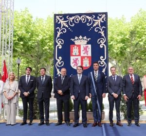 El presidente de la Junta, Alfonso Fernández Mañueco, junto a los consejeros del Gobierno tras tomar posesión de sus cargos El presidente de la Junta, Alfonso Fernández Mañueco, junto a los consejeros del Gobierno tras tomar posesión de sus cargos