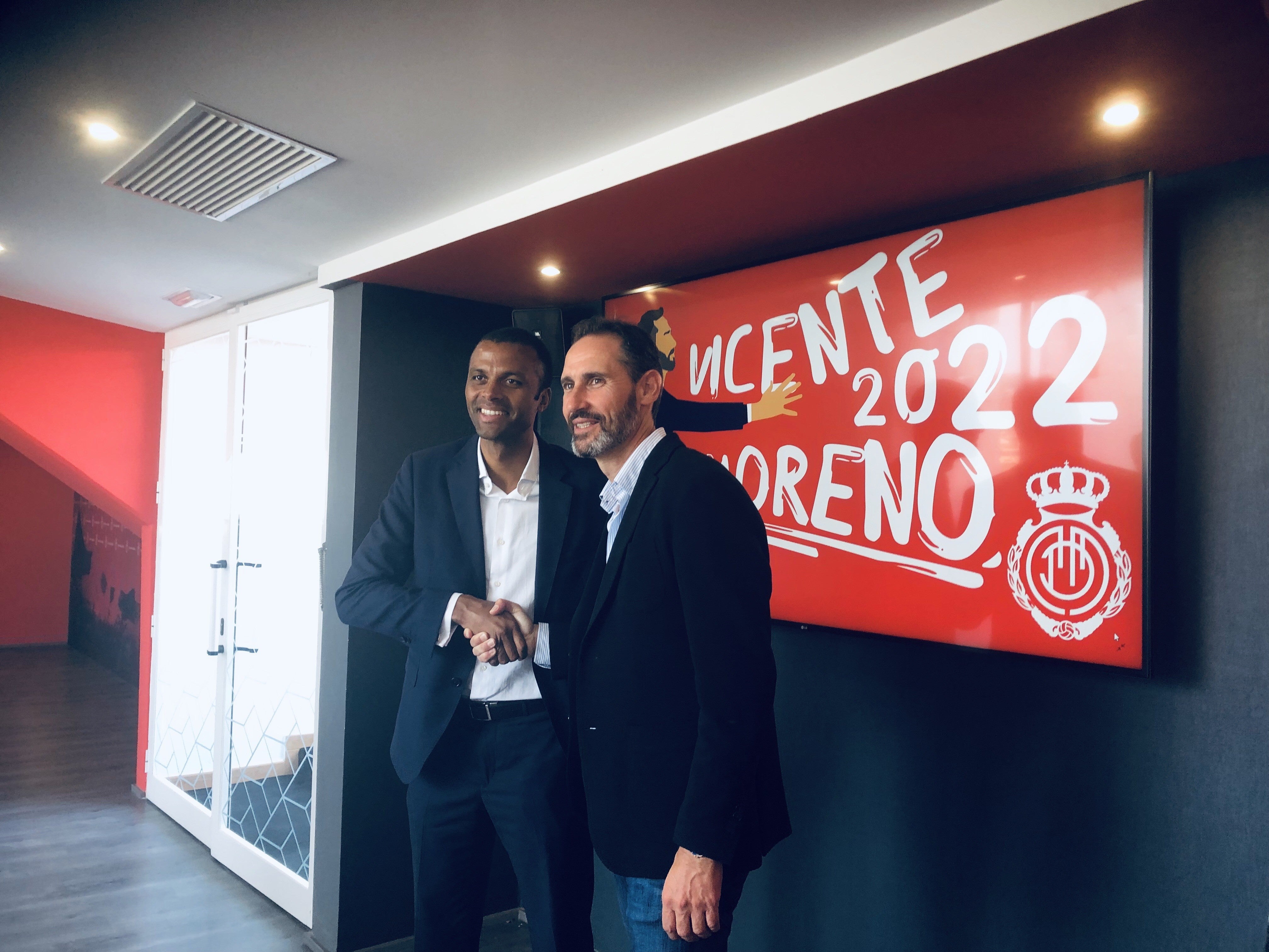 Vicente Moreno: "Ojalá esté muchos años en el Real Mallorca" Vicente Moreno: "Ojalá esté muchos años en el Real Mallorca"