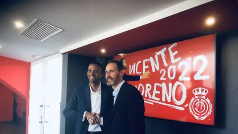 Maheta Molango y Vicente Moreno Real Mallorca