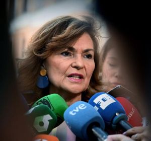 La vicepresidenta del Gobierno en funciones, Carmen Calvo La vicepresidenta del Gobierno en funciones, Carmen Calvo