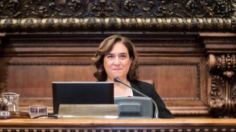 La alcaldesa de Barcelona, Ada Colau
