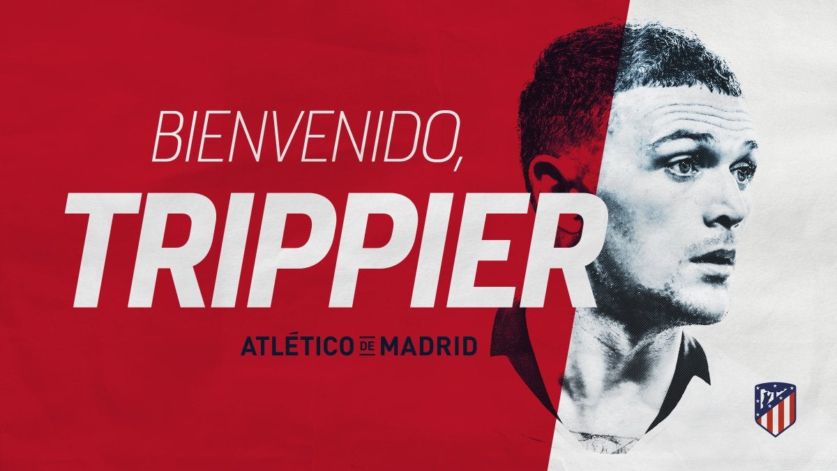 El Atlético de Madrid hace oficial el fichaje de Trippier El Atlético de Madrid hace oficial el fichaje de Trippier