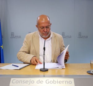 El vicepresidente de la Junta y portavoz, Francisco Igea, durante la rueda de prensa posterior al Consejo de Gobierno de Castilla y León El vicepresidente de la Junta y portavoz, Francisco Igea, durante la rueda de prensa posterior al Consejo de Gobierno de Castilla y León