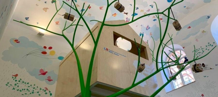 El Retiro inspira la decoración de una de las plantas del Hospital Niño Jesús El Retiro inspira la decoración de una de las plantas del Hospital Niño Jesús