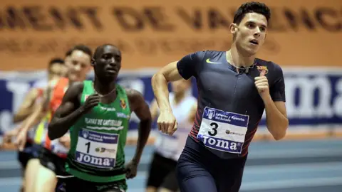 El atleta Marc Alcalá. El atleta Marc Alcalá.