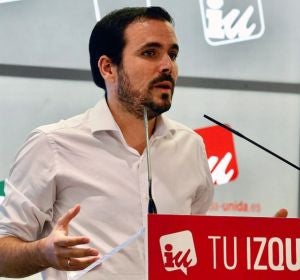 El coordinador federal de Izquierda Unida, Alberto Garzón El coordinador federal de Izquierda Unida, Alberto Garzón