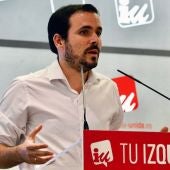 El coordinador federal de Izquierda Unida, Alberto Garzón