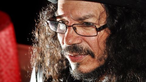 El artista Raimundo Amador. 