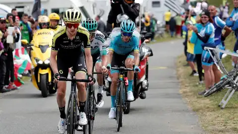 El ciclista Simon Yates El ciclista Simon Yates