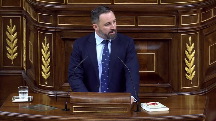 Abascal rechaza un Gobierno del PSOE con el apoyo de "golpistas, comunistas y chavistas" Abascal rechaza un Gobierno del PSOE con el apoyo de "golpistas, comunistas y chavistas"