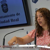 Sara Martínez, portavoz del equipo de Gobierno