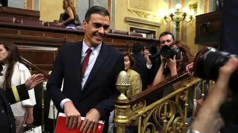 El presidente del Gobierno en funciones, Pedro Sánchez, en el Congreso El presidente del Gobierno en funciones, Pedro Sánchez, en el Congreso