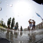 Imagen de archivo de una jornada de ola de calor.