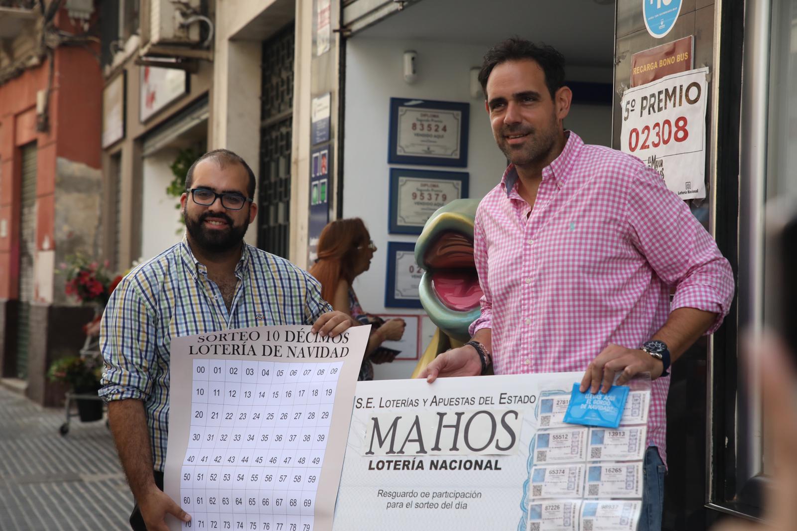 MAHOS y Loterías Boquerón de Oro quieren que el gordo de Navidad se quede en Málaga MAHOS y Loterías Boquerón de Oro quieren que el gordo de Navidad se quede en Málaga