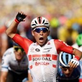 Ewan celebra su segundo triunfo en el presente Tour