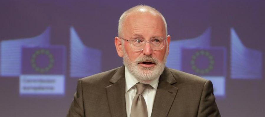 El vicepresidente de la Comisión Europea, Frans Timmermans El vicepresidente de la Comisión Europea, Frans Timmermans