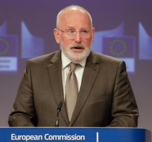 El vicepresidente de la Comisión Europea, Frans Timmermans El vicepresidente de la Comisión Europea, Frans Timmermans