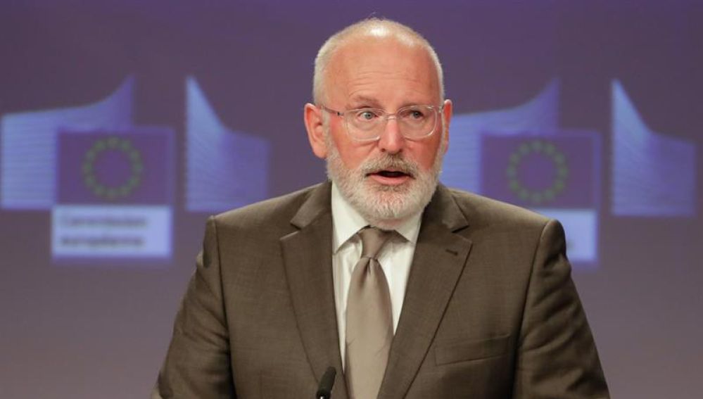 El vicepresidente de la Comisión Europea, Frans Timmermans
