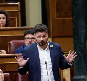 El portavoz de ERC, Gabriel Rufián El portavoz de ERC, Gabriel Rufián
