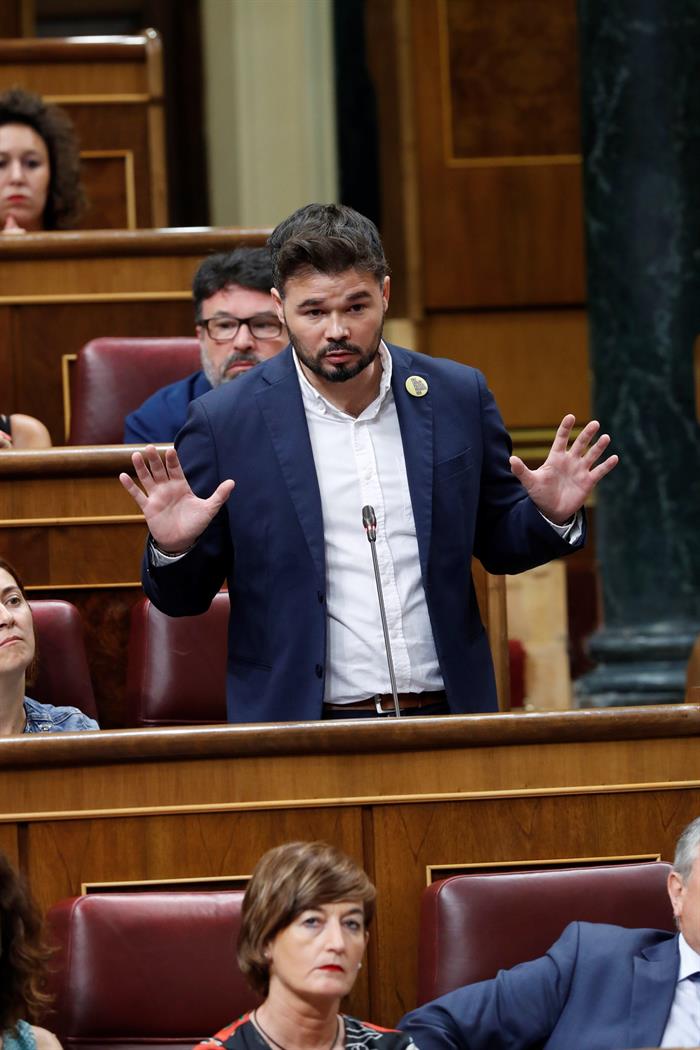 Gabriel Rufián recuerda los desencuentros de ERC con el Rey y justifica su ausencia en la ronda de consultas Gabriel Rufián recuerda los desencuentros de ERC con el Rey y justifica su ausencia en la ronda de consultas