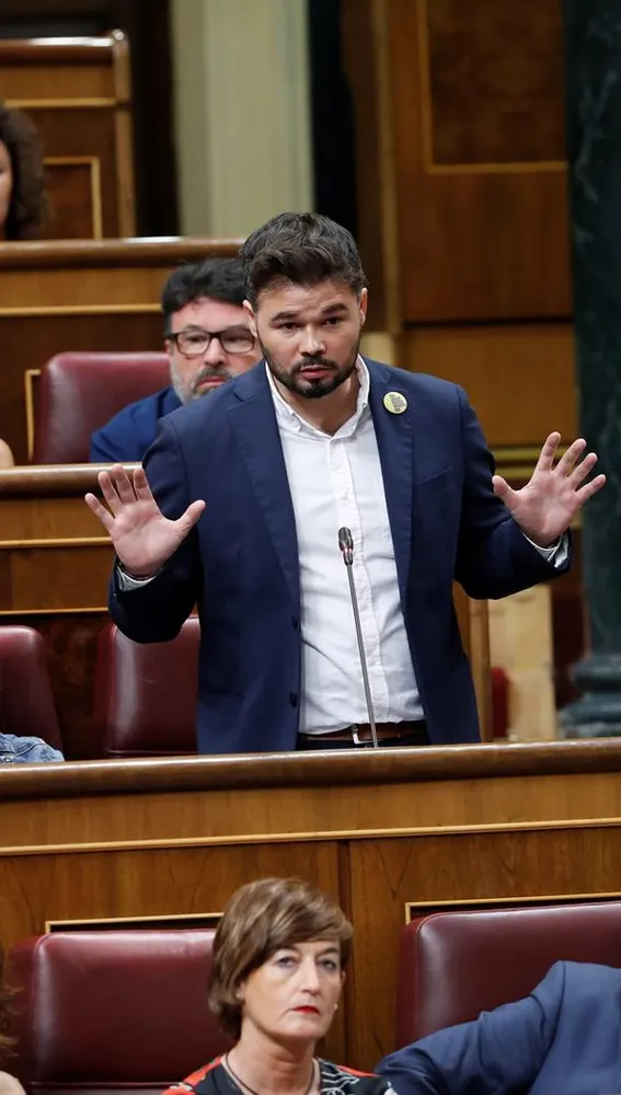 El portavoz de ERC, Gabriel Rufián El portavoz de ERC, Gabriel Rufián