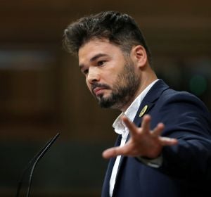 El portavoz de ERC, Gabriel Rufián El portavoz de ERC, Gabriel Rufián