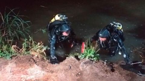Rescate de un ahogado en el r&iacute;o Henares