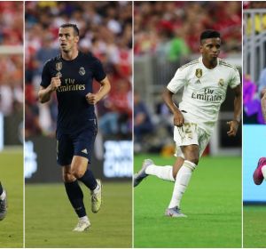 Vinicius, Bale, Rodrygo e Isco, en un partido con el Real Madrid Vinicius, Bale, Rodrygo e Isco, en un partido con el Real Madrid