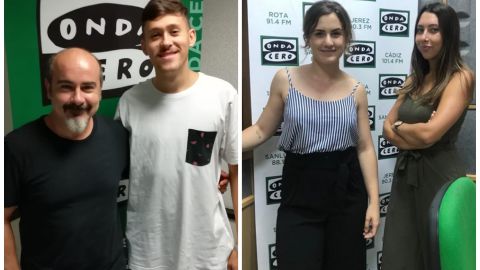 Leonardo Gal&aacute;n, Diego del Ojo, Laura Oviedo y Alba Reinado